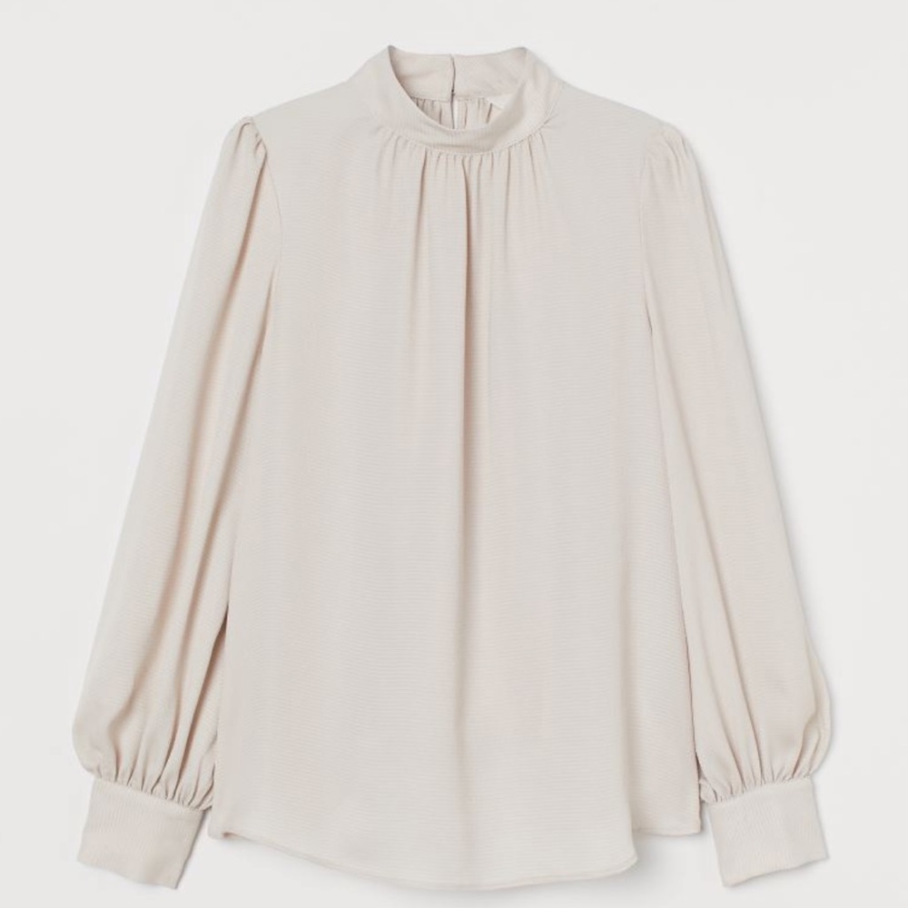 H&M high neck blouse - size L